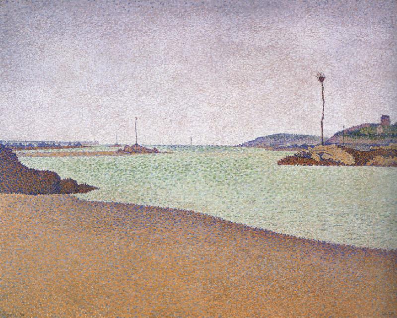 beacons at saint briac opus, Paul Signac